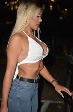 CHLOE FERRY Night Out in Newcastle 10/22/2020