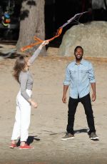 CHLOE MORETZ and Algee Smith on the Set of Mother/android in Boston 10/07/2020