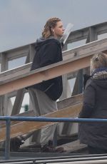 CHLOE MORETZ Filming in East Boston 10/29/2020