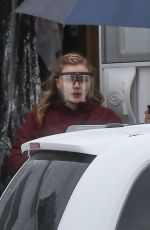 CHLOE MORETZ Leaves Her Trailer at Mother/Android Set in Boston 10/10/2020