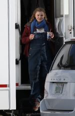 CHLOE MORETZ on the Set of Mother/android in Boston 10/08/2020