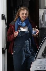 CHLOE MORETZ on the Set of Mother/android in Boston 10/08/2020