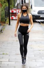 CHLOE SIMS in Tights at Boxgymfitness in Brentwood 10/29/2020