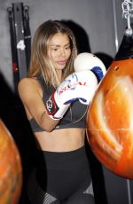 CHLOE SIMS in Tights at Boxgymfitness in Brentwood 10/29/2020