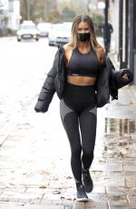 CHLOE SIMS in Tights at Boxgymfitness in Brentwood 10/29/2020