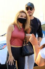 CHRISHELL STAUSE and Gleb Savchenko at DWTS Studio in Los Angeles 10/17/2020