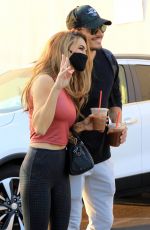 CHRISHELL STAUSE and Gleb Savchenko at DWTS Studio in Los Angeles 10/17/2020