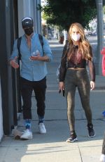 CHRISHELL STAUSE and Gleb Savchenko Leaves Dance Practice in Los Angeles 10/06/2020