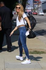 CHRISHELL STAUSE in Denim Arrives at DWTS Studio in Los Angeles 10/04/2020