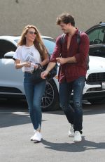 CHRISHELL STAUSE in Denim Arrives at DWTS Studio in Los Angeles 10/04/2020
