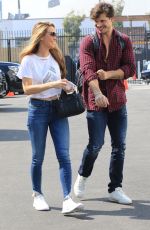 CHRISHELL STAUSE in Denim Arrives at DWTS Studio in Los Angeles 10/04/2020