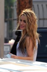 CHRISHELL STAUSE in Denim Arrives at DWTS Studio in Los Angeles 10/16/2020