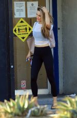 CHRISHELL STAUSE Leaves DWTS Practice in Los Angeles 10/13/2020