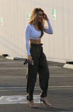CHRISHELL STAUSE Leaves DWTS Studio in Los Angeles 10/09/2020