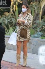 CHRISSY TEIGEN and John Legend Out Shopping on Melrose Place 10/16/2020