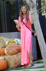 CHRISSY TEIGEN at a Pumpkin Farm in Los Angeles 10/25/2020