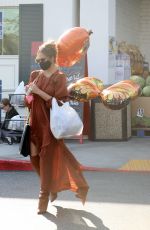 CHRISSY TEIGEN Out Shopping at Bristol Farms in Los Angeles 10/15/2020