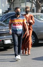 CHRISSY TEIGEN Out Shopping at Bristol Farms in Los Angeles 10/15/2020