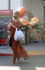 CHRISSY TEIGEN Out Shopping at Bristol Farms in Los Angeles 10/15/2020