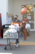 CHRISSY TEIGEN Out Shopping at Bristol Farms in Los Angeles 10/15/2020