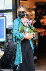CHRISSY TEIGEN Out Shopping Flowers in West Hollywood 10/19/2020