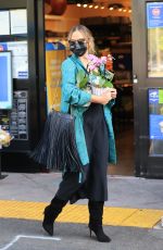 CHRISSY TEIGEN Out Shopping Flowers in West Hollywood 10/19/2020