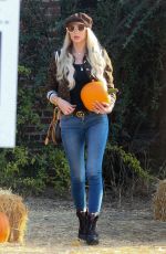 CHRISTINE QUINN at a Pumpkin Patch in Hollywood 10/22/2020