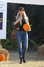 CHRISTINE QUINN at a Pumpkin Patch in Hollywood 10/22/2020
