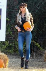CHRISTINE QUINN at a Pumpkin Patch in Hollywood 10/22/2020