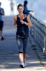 CLAIRE DANES Out Jogging in New York 10/08/2020