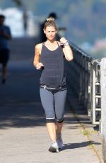 CLAIRE DANES Out Jogging in New York 10/08/2020