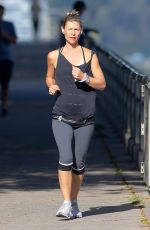 CLAIRE DANES Out Jogging in New York 10/08/2020