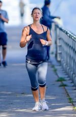 CLAIRE DANES Out Jogging in New York 10/08/2020