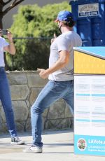 COBIE SMULDERS Out Voting in Los Angeles 10/14/2020