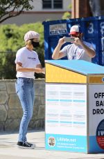 COBIE SMULDERS Out Voting in Los Angeles 10/14/2020