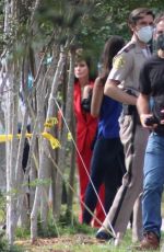 COURTENEY COX on the Set of Scream 5 in Wilmington 10/22/2020
