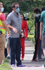 COURTENEY COX on the Set of Scream 5 in Wilmington 10/22/2020