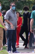 COURTENEY COX on the Set of Scream 5 in Wilmington 10/22/2020