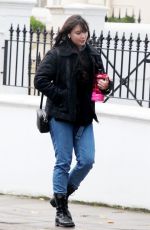 DAISY LOWE Out in Primrose Hill 10/12/2020