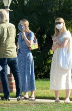 DAKOTA and ELLE FANNING Out House Hunting in Burbank 10/11/2020