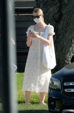 DAKOTA and ELLE FANNING Out House Hunting in Burbank 10/11/2020