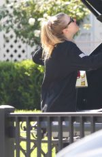 DAKOTA FANNING Arrives at Her Home in Los Angeles 10/19/2020