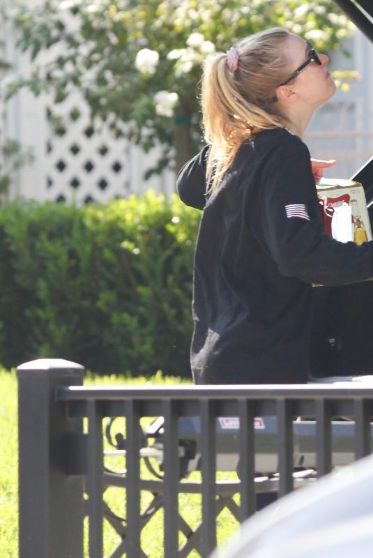 DAKOTA FANNING Arrives at Her Home in Los Angeles 10/19/2020