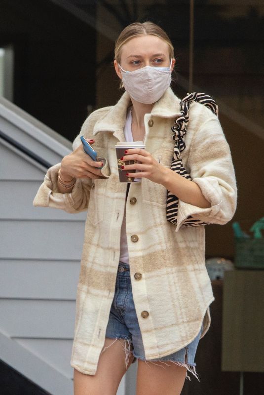 DAKOTA FANNING Out and About in Studio City 10/22/2020