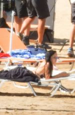 DAKOTA JOHNSON and OLIVIA COLMAN on the Set of a Movie at a Beach in Greece 10/12/2020