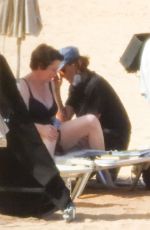 DAKOTA JOHNSON and OLIVIA COLMAN on the Set of a Movie at a Beach in Greece 10/12/2020