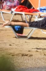 DAKOTA JOHNSON and OLIVIA COLMAN on the Set of a Movie at a Beach in Greece 10/12/2020