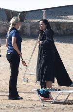DAKOTA JOHNSON on the Set of The Lost Daughter in Greece 10/14/2020