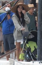 DAKOTA JOHNSON on the Set of The Lost Daughter in Greece 10/20/2020