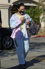 DEMI LOVATO Out and About in Los Angeles 10/13/2020